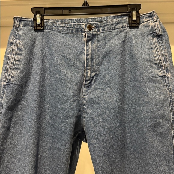 DENIM & CO Embroidered Blue Women Jeans Size L Hippie Floral Festival Boho - Picture 4 of 17